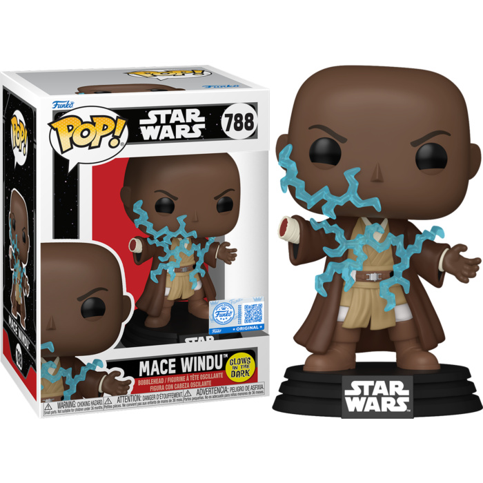 Funko Pop! Star Wars - Mace Windu Glow-in-the-Dark #788