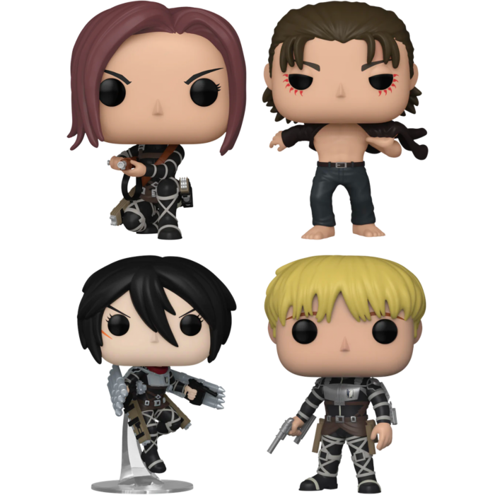 Funko Pop! Attack on Titan - No Fight No Victory - Bundle (Set of 4)