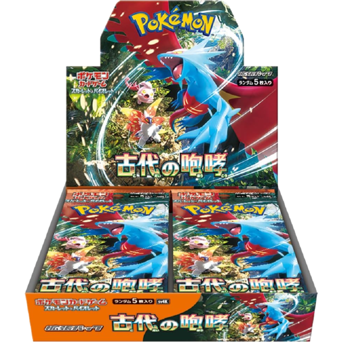 Pokemon - Scarlet & Violet SV4K Ancient Roar (Japanese Import) Booster Box (Display of 30) - Real Pop Mania