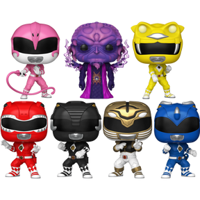 Funko Pop! Mighty Morphin Power Rangers: The Movie (1995) - The Power Is On - Bundle (Set of 7)