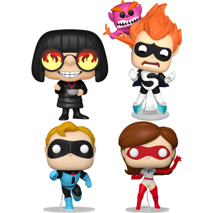 Funko Pop! Incredibles: 20th Anniversary - Super Suits - Bundle (Set of 4)