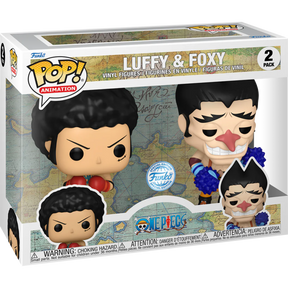 Funko Pop! One Piece - Luffy & Foxy - 2-Pack - Chase Chance