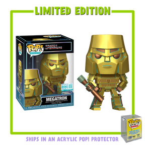 Funko Pop! Transformers - Megatron in Acrylic Pop! Protector (Supreme Limited Edition) - Real Pop Mania