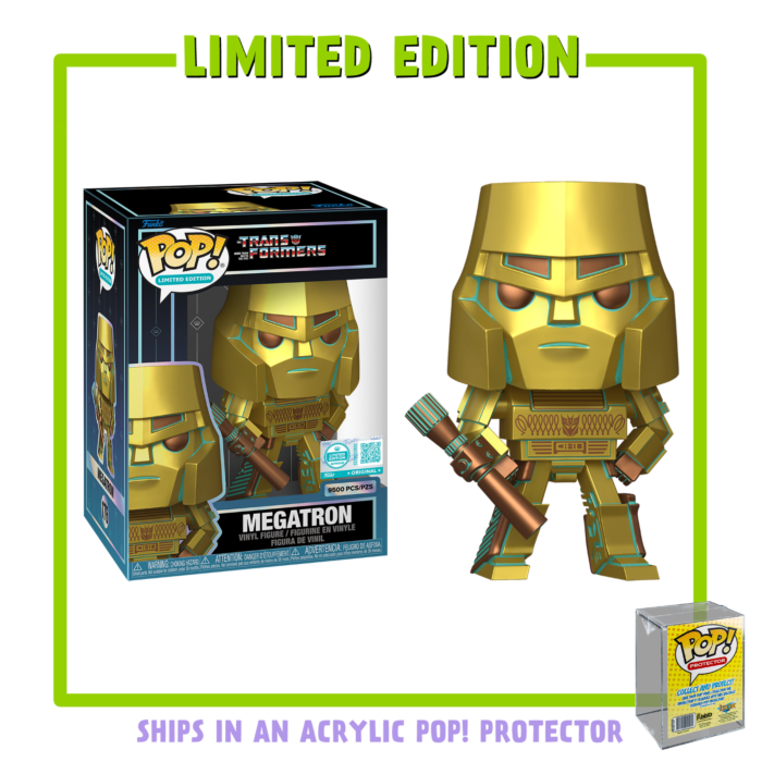 Funko Pop! Transformers - Megatron in Acrylic Pop! Protector (Supreme Limited Edition) - Real Pop Mania