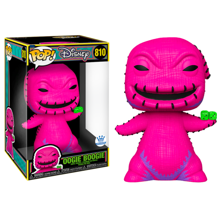 Funko Pop! The Nightmare Before Christmas - Oogie Boogie Blacklight Jumbo 10" #810