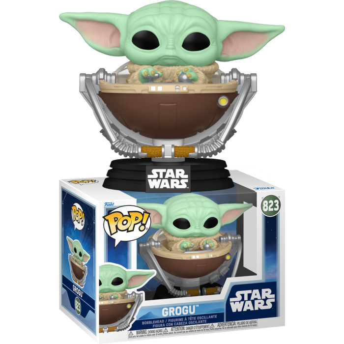 Funko Pop! Star Wars: The Mandalorian & Grogu (2026) - Mandalorian, Grogu, Mercenary Guard Droid, Zeb & Grogu in Pram - Bundle (Set of 5) - Real Pop Mania