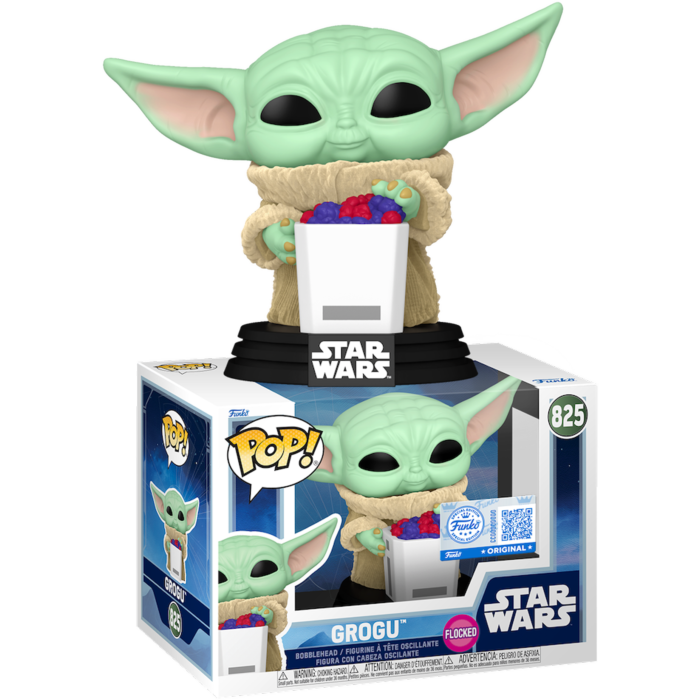 Funko Pop! Star Wars: The Mandalorian & Grogu (2026) - Grogu Flocked #825 - Real Pop Mania