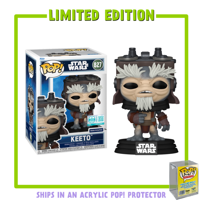 Funko Pop! Star Wars: The Mandalorian & Grogu (2026) - Keetoin Acrylic with Pop! Protector #827 (Supreme Limited Edition)