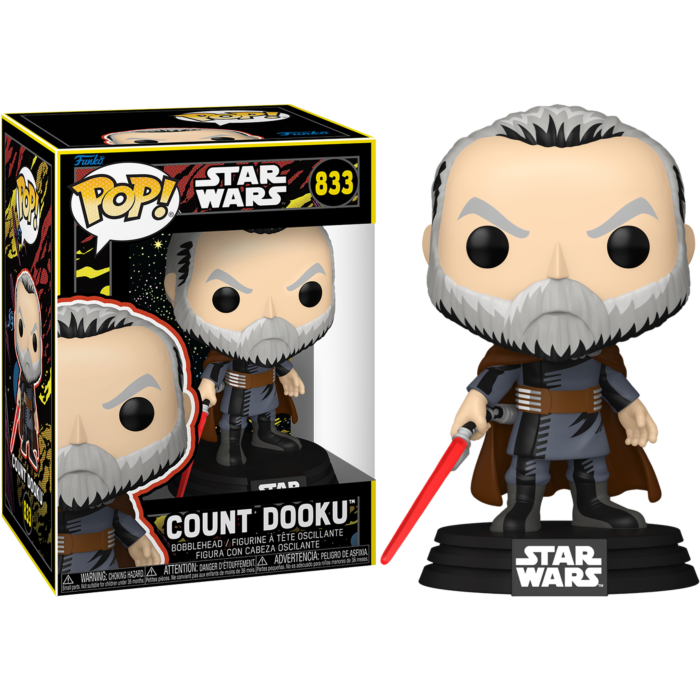 Funko Pop! Star Wars - Count Dooku (Retro) #833 - Real Pop Mania