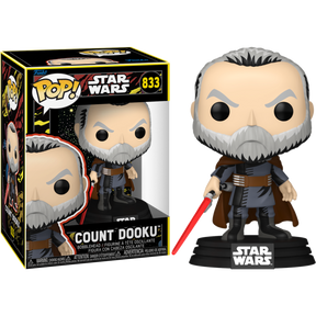 Funko Pop! Star Wars - Count Dooku, Mace Windu & Jango Fett (Retro) - Bundle (Set of 3) - Real Pop Mania