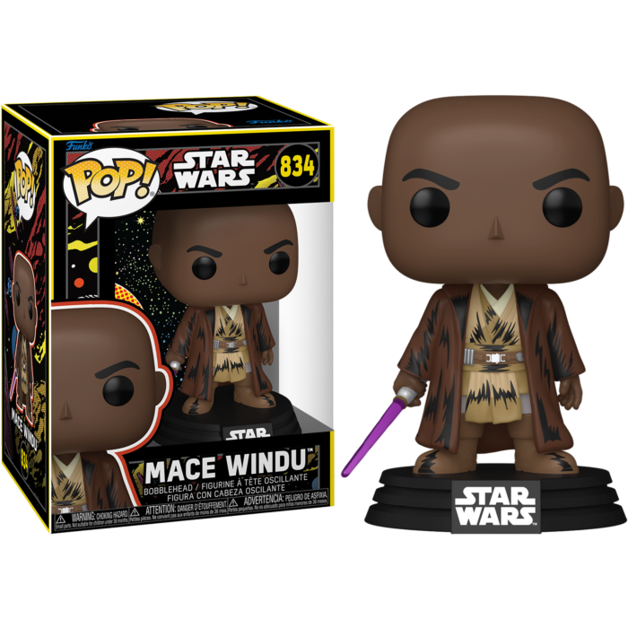 Funko Pop! Star Wars - Mace Windu (Retro) #834 - Real Pop Mania