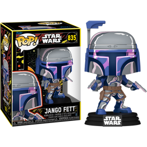 Funko Pop! Star Wars - Count Dooku, Mace Windu & Jango Fett (Retro) - Bundle (Set of 3) - Real Pop Mania