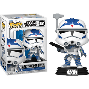 Funko Pop! Star Wars - Wolffe, Fives, Plo Koon & Shaak Ti - Bundle (Set of 4) - Real Pop Mania