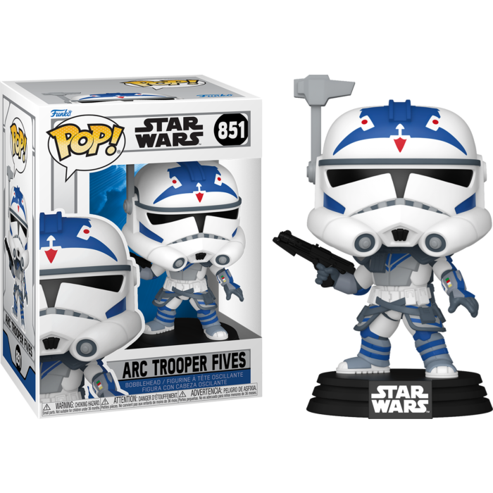 Funko Pop! Star Wars - Wolffe, Fives, Plo Koon & Shaak Ti - Bundle (Set of 4) - Real Pop Mania