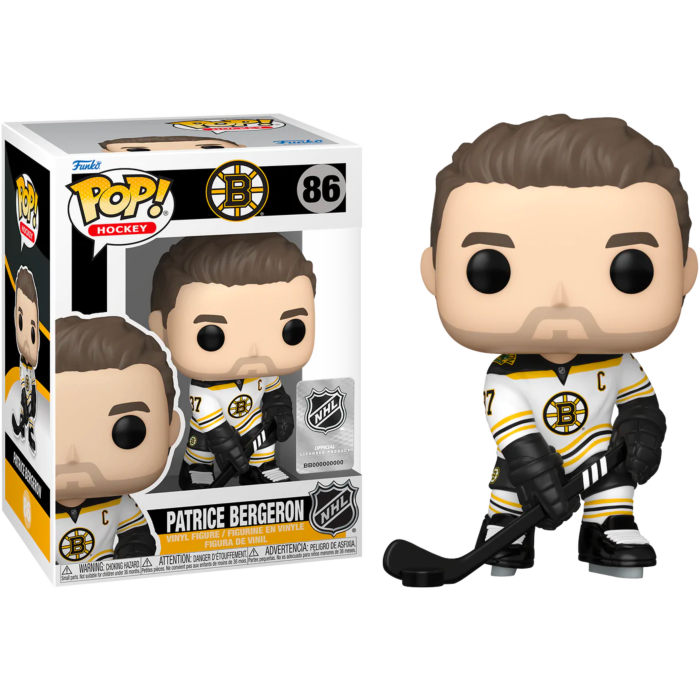 Funko Pop! NHL Hockey - Patrice Bergeron Boston Bruins Road Jersey #86
