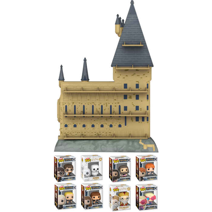 Funko Bitty Pop! Harry Potter - Hogwarts Castle - Display Shelf Bundle