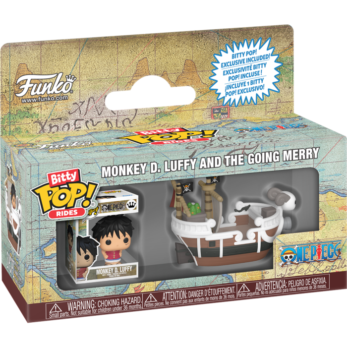 Funko Bitty Pop! Ride - One Piece - Monkey D. Luffy & The Going Merry