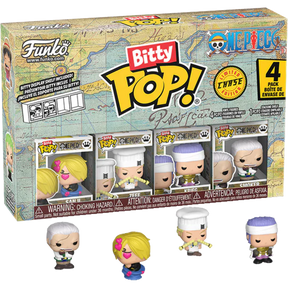 Funko Bitty Pop! One Piece - Sanji, Zeff, Krieg & Chase Bitty - 4-Pack