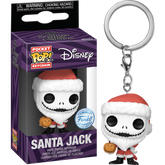 Funko Pocket Pop! Keychain - The Nightmare Before Christmas - Santa Jack with Jack-O-Lantern