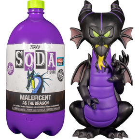 Funko - Sleeping Beauty - Maleficent as Dragon SODA Vinyl Figure in 3L Collector Bottle (International Edition) (2022 Fall Convention Exclusive)