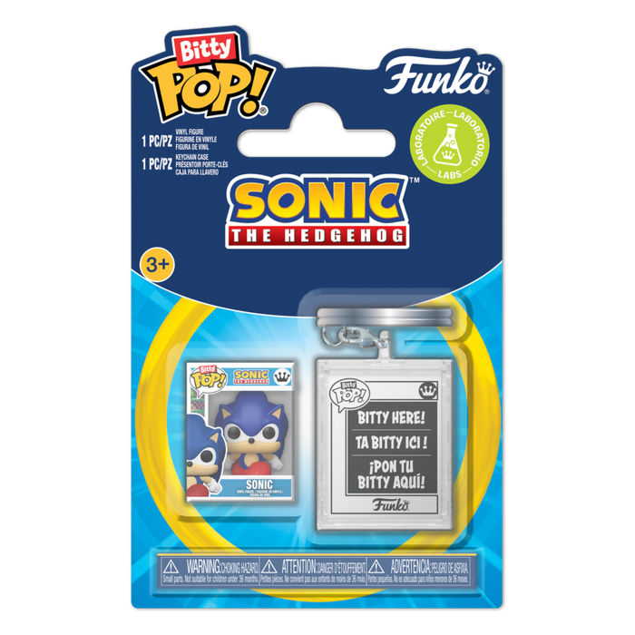 Funko Bitty Pop! Sonic the Hedgehog - Sonic with Keychain Case Accessory
