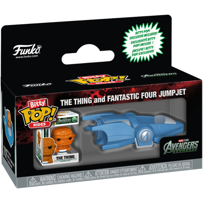 Funko Bitty Pop! Rides - Avengers: Doomsday - The Thing and Fantastic Four Jump Jet
