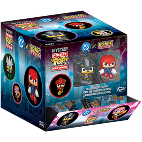 Funko Pocket Pop! Keychain -Justice League x Sonic the Hedgehog - Mystery (Display of 12) - Real Pop Mania