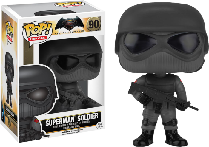 Funko Pop! Batman vs Superman: Dawn of Justice - Superman Soldier #90