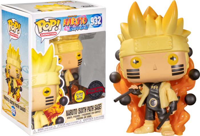 Naruto Shippuden - Naruto Sixth Path Sage Glow in the Dark Funko Pop Figure