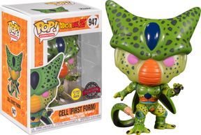 Funko Pop! Dragon Ball Z - Cell First Form Glow in the Dark #947