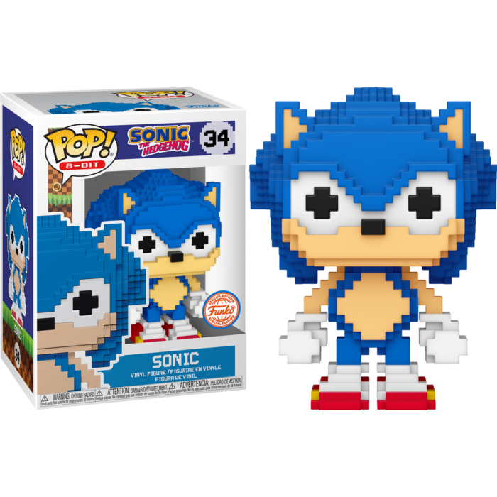 Funko Pop! Sonic The Hedgehog - Sonic 8-Bit #34