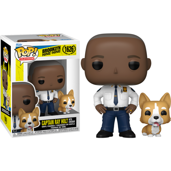 Funko Pop! Brooklyn Nine-Nine - Captain Raymond Holt with Cheddar #1626