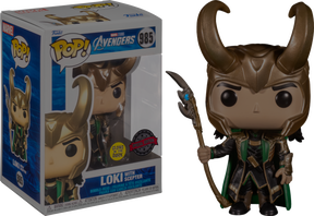 Funko Pop! The Avengers - Loki with Scepter Glow in the Dark #985