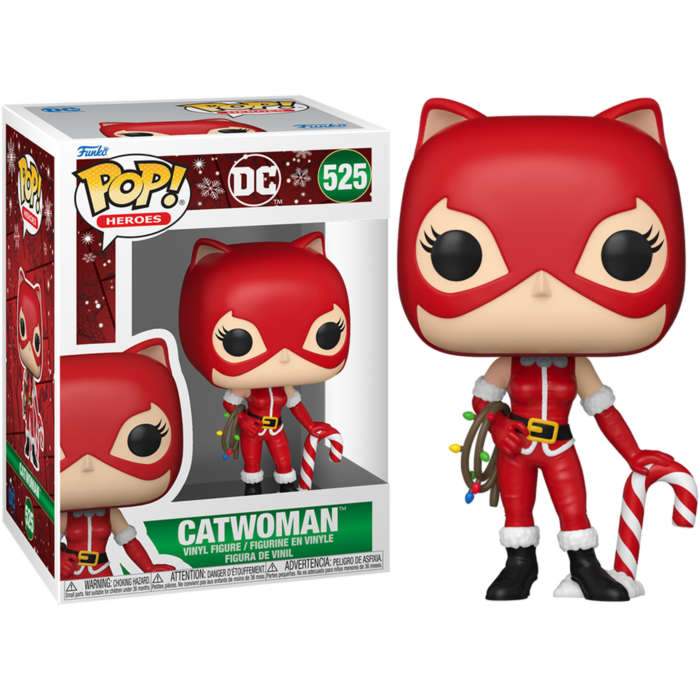 Funko Pop! DC Comics: Batman - Catwoman with Candy Cane Holiday #525