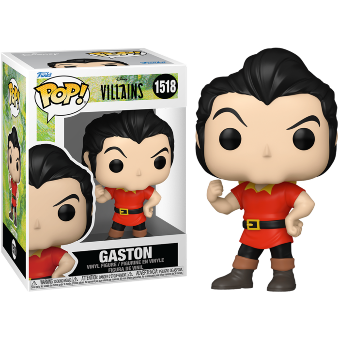 Funko Pop! Beauty and the Beast - Gaston Flexing Disney Villains #1518