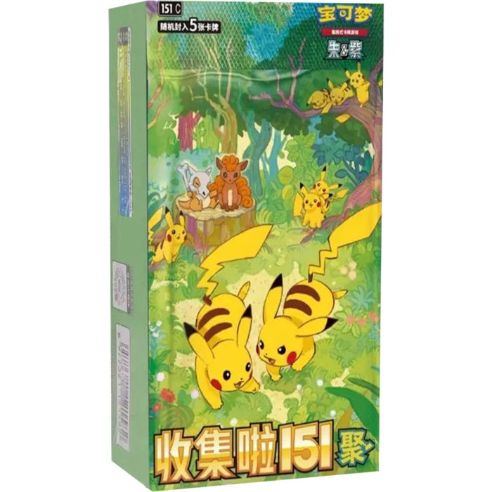 chinese 151 gem booster box Pokemon 151 Box Simplified Chinese Pokmon TCG Gem Booster Box