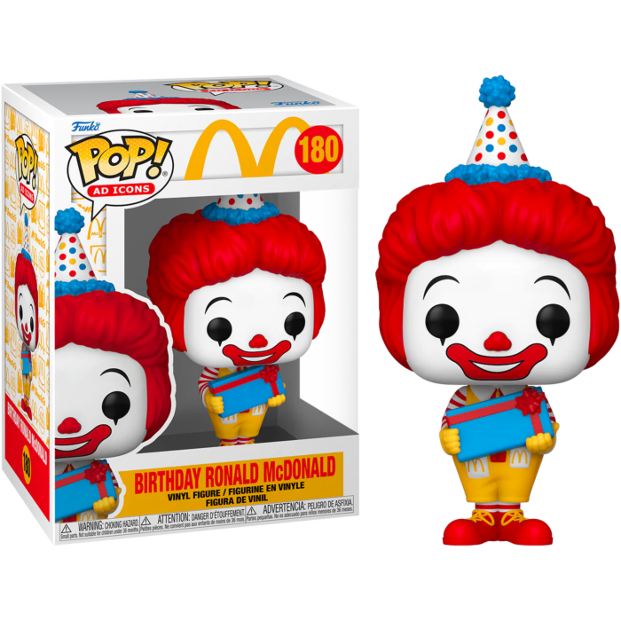 Funko Pop! McDonald's - Birthday Ronald McDonald #180