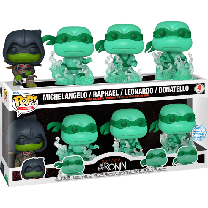 Funko Pop! Teenage Mutant Ninja Turtles: The Last Ronin - Michelangelo, Raphael, Leonardo & Donatello - 4-Pack