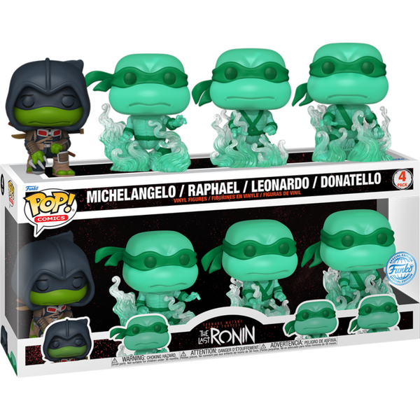 FUNKO - FUNKO POP! タートルズ　TMNT  ラストローニン　4pack限定 TMNT The Last Ronin Funko Pop! 4-Pack – Amazon Exclusive