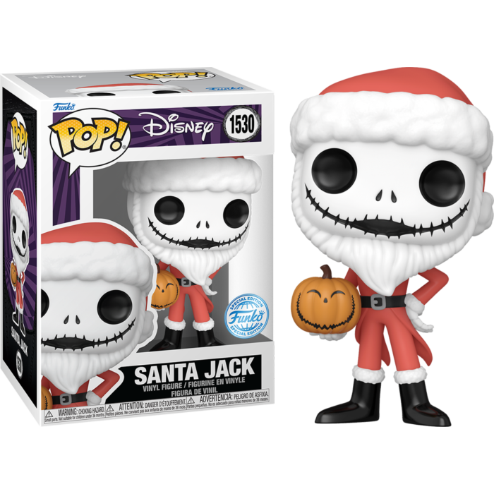 Funko Pop! The Nightmare Before Christmas - Santa Jack with Jack-O-Lantern #1530