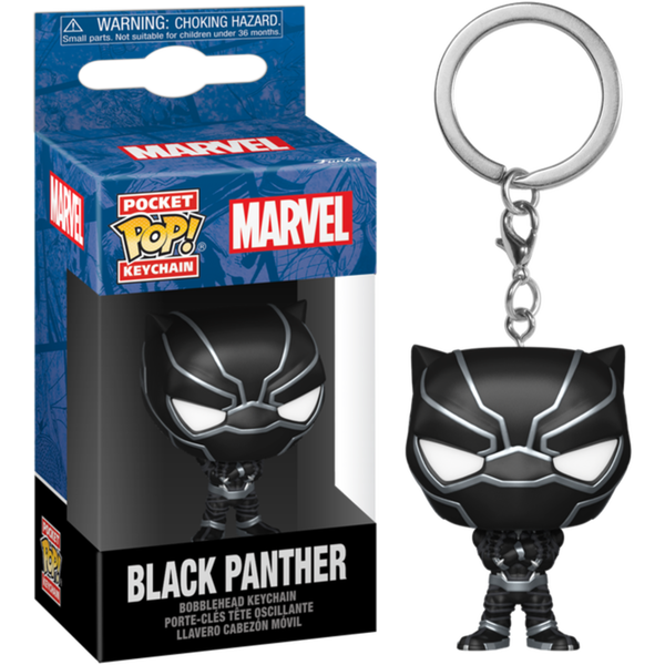 Funko Pocket Pop! Keychains - Marvel Comics - New Classics - Black Pan