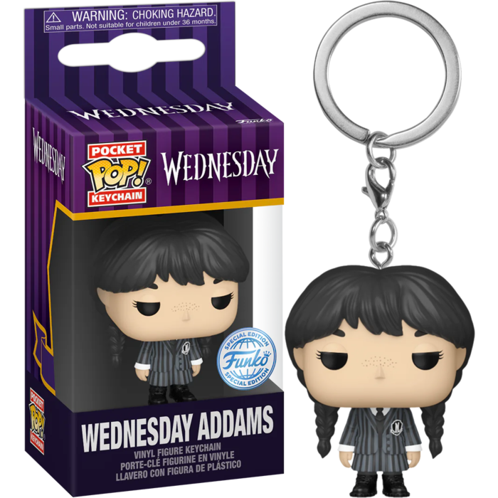 Funko Pocket Pop! Keychains - Wednesday (2022) - Wednesday Addams