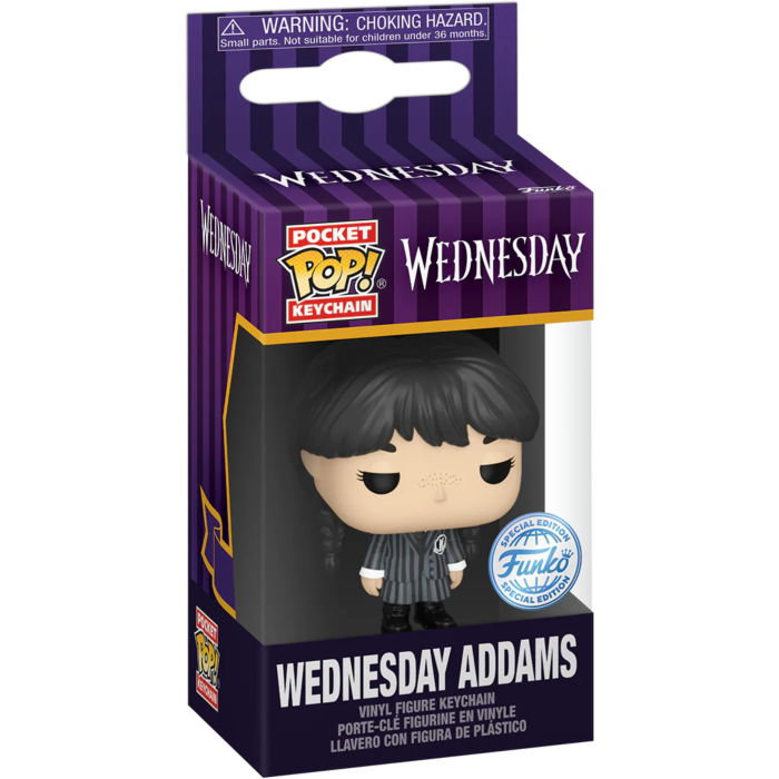 Funko Pocket Pop! Keychains - Wednesday (2022) - Wednesday Addams