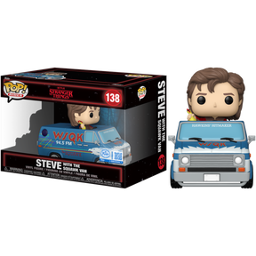 Funko Pop! Rides - Stranger Things - Steve with the Squawk Van (Season 5) Deluxe #138