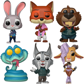Funko Pop! Zootopia 2 - Welcome to the Urban Jungle Bundle (Set of 6)