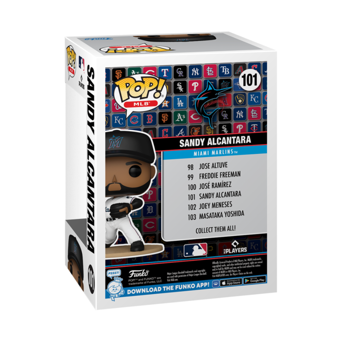 Funko Pop! - MLB Baseball - Sandy Alcantara Miami Marlins #101