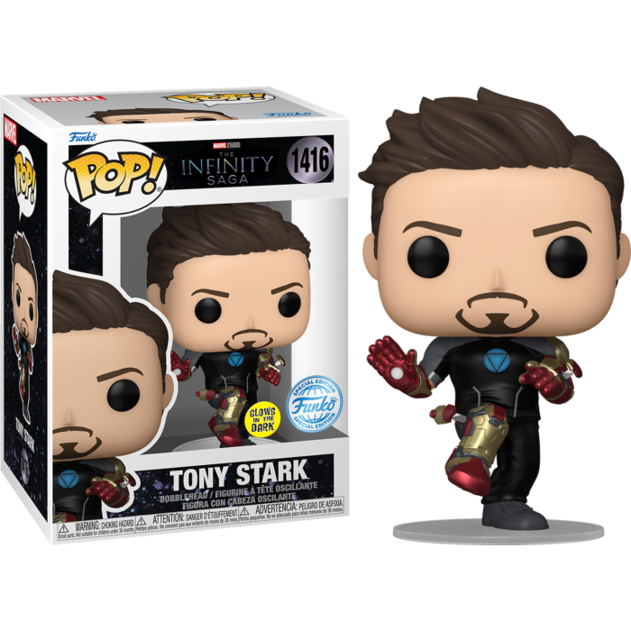 Funko Pop! Avengers - The Infinity Saga - Tony Stark Glow-in-the-Dark #1416