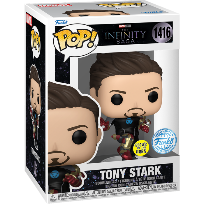 Funko Pop! Avengers - The Infinity Saga - Tony Stark Glow-in-the-Dark #1416