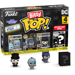 Funko Pop! Batman - Batman, Mr. Freeze, The Penguin & Mystery Series 03 Bitty - (4-Pack)