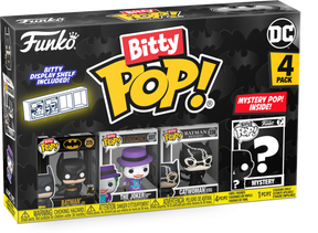 Funko Pop! Batman - Batman, The Joker, Catwoman & Mystery Series 01 Bitty - (4-Pack)